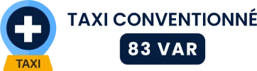 logo taxi conventionne 83
